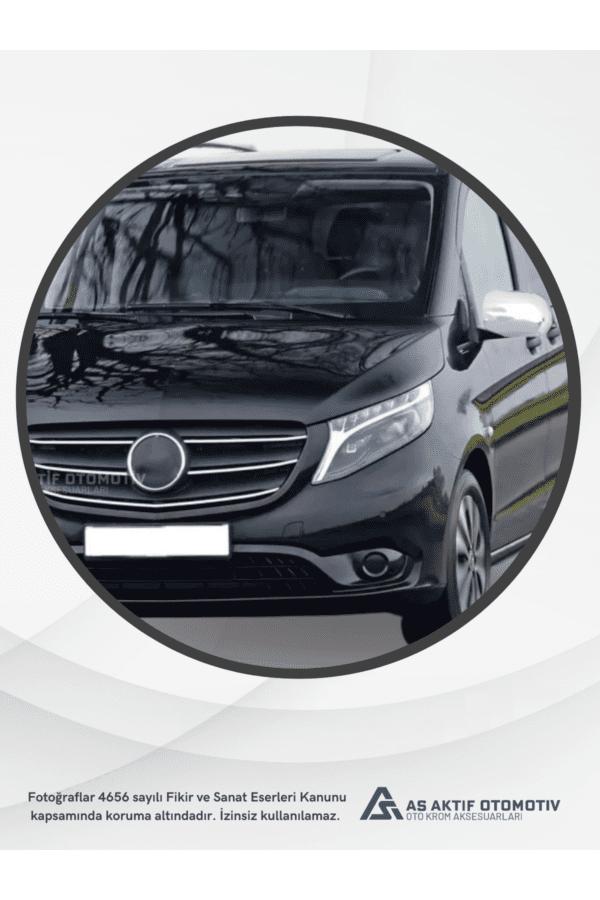 Mercedes Vito W447 Van Kapı Eşiği 3 Parça 2014 ve Üzeri Krom Paslanmaz Çelik