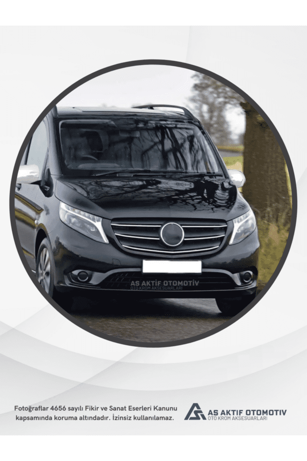 Mercedes Vito W447 Van Bagaj İç Eşiği 2014 ve Üzeri Krom Paslanmaz Çelik