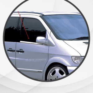 Mercedes Vito W638 Van Cam Çıtası 2 Parça 1996-2003 Krom Paslanmaz Çelik