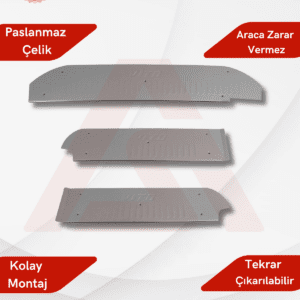 Mercedes Vito W639 Van Kapı Eşiği 3 Parça 2003-2010 Krom Paslanmaz Çelik