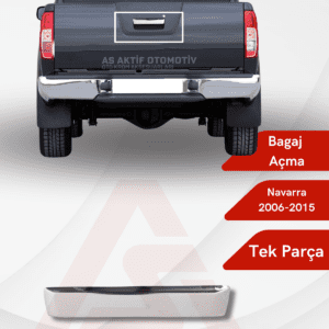 Nissan  Navara Pick-Up Bagaj Açma 2006-2015 Krom Paslanmaz Çelik