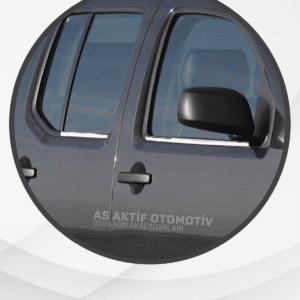 Nissan  Navara Pick-Up Kapı Eşiği 4 Parça 2006-2015 Krom Paslanmaz Çelik