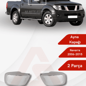 Nissan  Navara Pick-Up Ayna Kapağı 2 Parça 2006-2015 Abs Krom