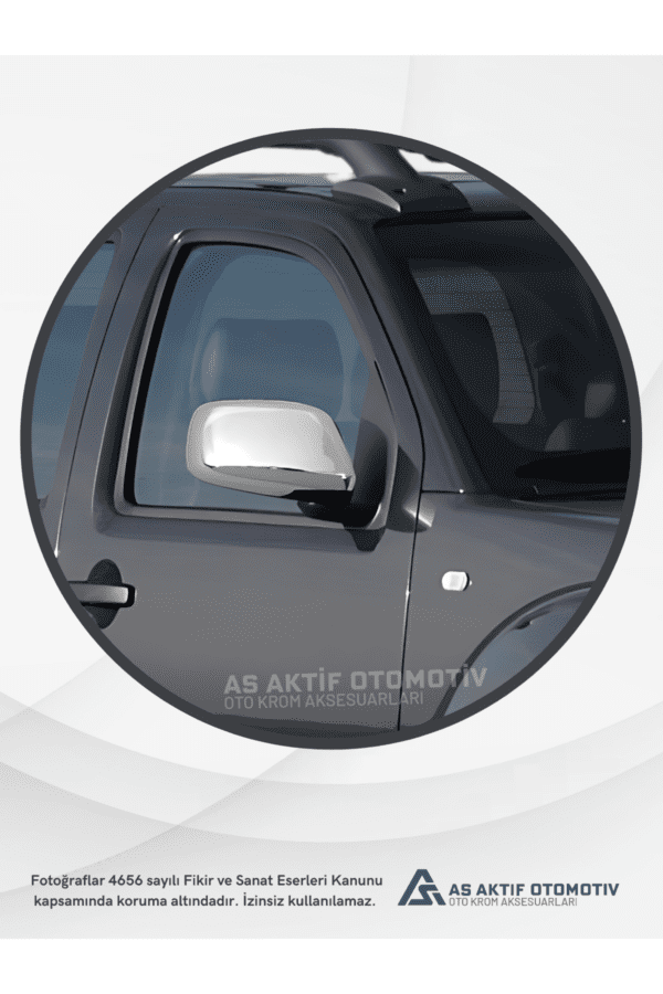 Nissan  Navara Pick-Up Ayna Kapağı 2 Parça 2006-2015 Abs Krom