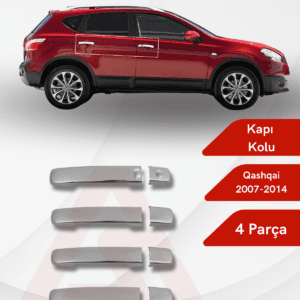 Nissan  Qashqai Suv Kapı Kolu  4 Parça 2007-2014 Krom Paslanmaz Çelik