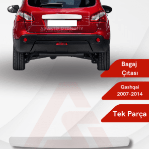 Nissan  Qashqai Suv Bagaj Çıtası 2007-2014 Krom Paslanmaz Çelik