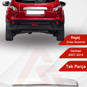 Nissan  Qashqai Suv Bagaj Çıtası (Sensörlü) 2007-2014 Krom Paslanmaz Çelik