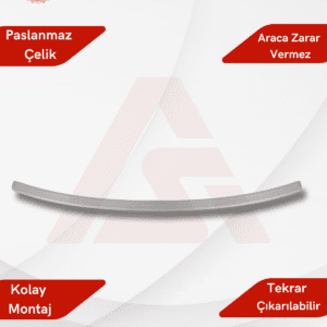 Nissan  Qashqai Suv Arka Tampon Eşiği 2007-2014 Krom Paslanmaz Çelik