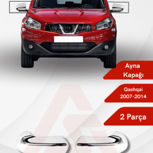 Nissan  Qashqai Suv Ayna Kapağı Kapağı 2 Parça 2007-2014 Abs Krom