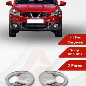 Nissan  Qashqai Facelift Suv Sis Farı Çerçevesi 2 Parça 2010-2014 Abs Krom