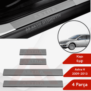 Opel Astra H (HB) SD Kapı Eşiği 4 Parça 2009-2013 Krom Paslanmaz Çelik