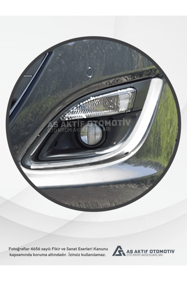 Opel Astra J HB 5D/3D/SD/SW Sis Çerçevesi 2 Parça 2010-2014 Krom Paslanmaz Çelik