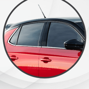 Opel Corsa F HB 5D  Cam Çıtası 6 Parça 2019 ve Üzeri Krom Paslanmaz Çelik