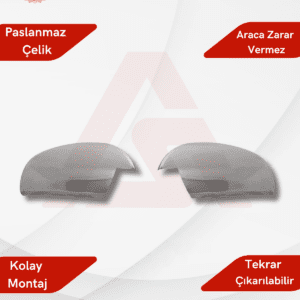 Opel Vectra C SW/SD Ayna Kapağı 2 Parça 2002-2008 Krom Paslanmaz Çelik