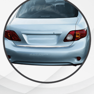 Toyota Corolla SD Bagaj Alt Çıtası 2010-2012 Krom Paslanmaz Çelik