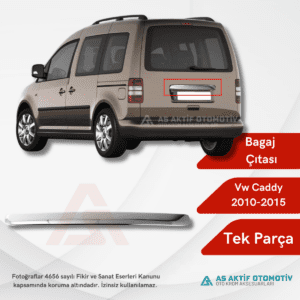 Volkswagen Caddy Mini Van Bagaj Çıtası 2010-2014 Krom Paslanmaz Çelik