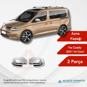 Volkswagen Caddy Mini Van Ayna Kapağı  4 Parça 2021 ve Üzeri Abs Krom