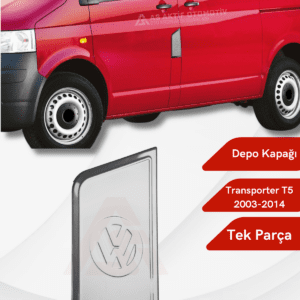 Volkswagen Transporter T5 Van Depo Kapağı 2003-2014 Krom Paslanmaz Çelik