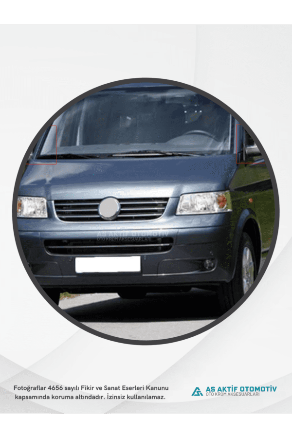 Volkswagen Transporter T5 Van Kapı Eşiği 3 Parça 2003 ve Üzeri Krom Paslanmaz Çelik