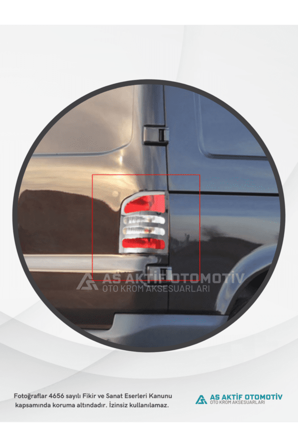 Volkswagen Transporter T5 Van Stop Çerçevesi 2 Parça 2003-2014 Krom Paslanmaz Çelik