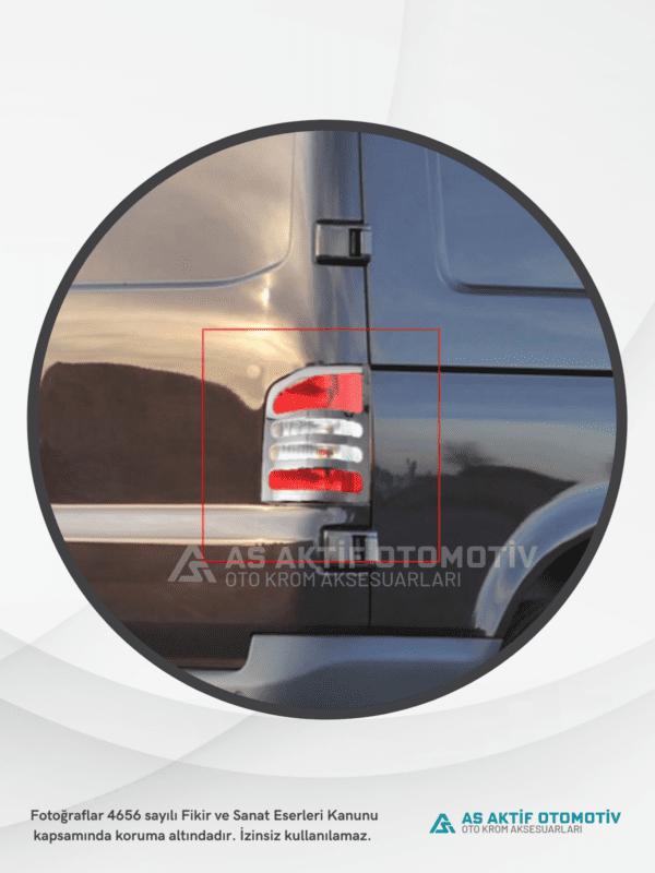 Volkswagen Transporter T5 Van Stop Çerçevesi 2 Parça 2010-2014 Krom Paslanmaz Çelik