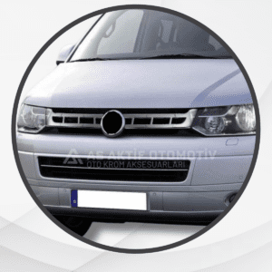 Volkswagen Transporter T5 Van Ön Panjur 2 Parça 2010-2014 Krom Paslanmaz Çelik