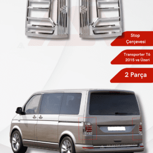 Volkswagen Transporter T6 Van Stop Çerçevesi 2 Parça 2015 ve Üzeri Abs Krom