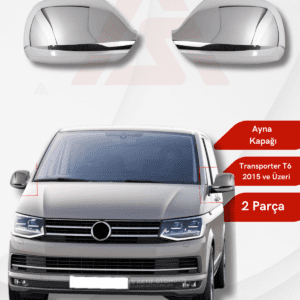 Volkswagen Transporter T6 Van Ayna Kapağı 2 Parça 2015 ve Üzeri Abs Krom